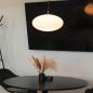 Preview: SLV 1010414 OLYPSO 40 Pendelleuchte E27 40W Ø 400 mm gold – elegante Design-Pendelleuchte mit Opalglas